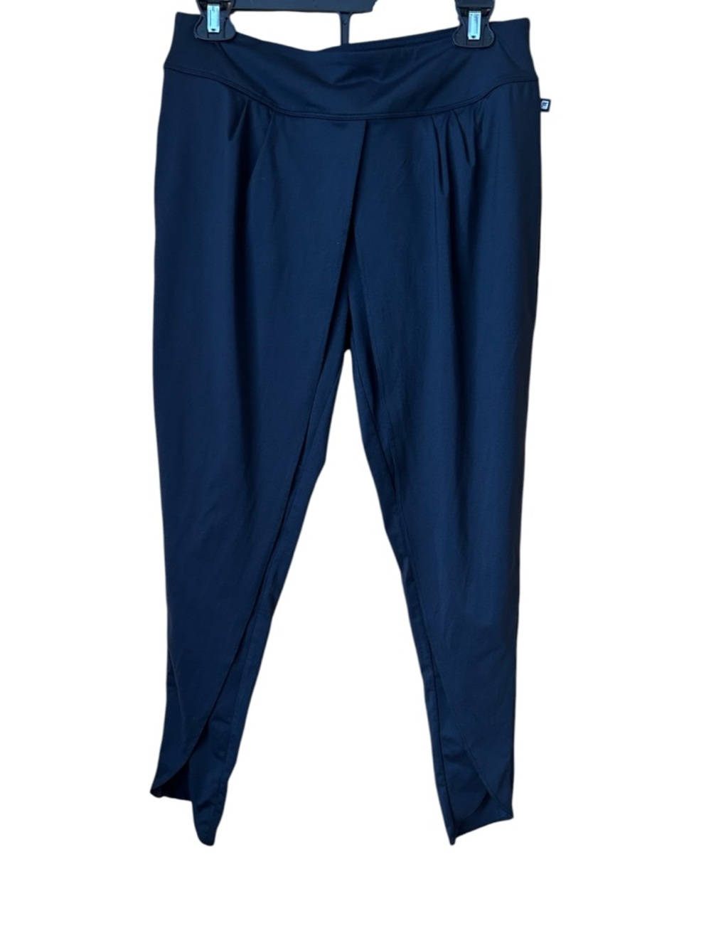 Fabletics Size Medium Black Wrap-Front Active Leggings